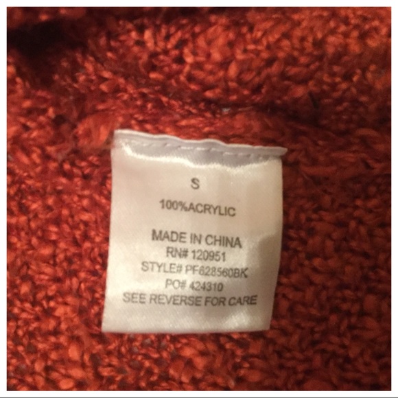 Pink Rose Rust Sweater - Picture 4 of 5